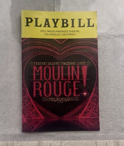 Playbill moulin rouge the - playbill,
