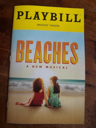Beaches broadway playbill - beaches,
